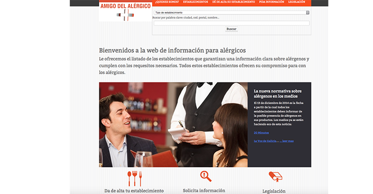 Nace Amigodelalergico.com, plataforma online de establecimientos para alérgicos