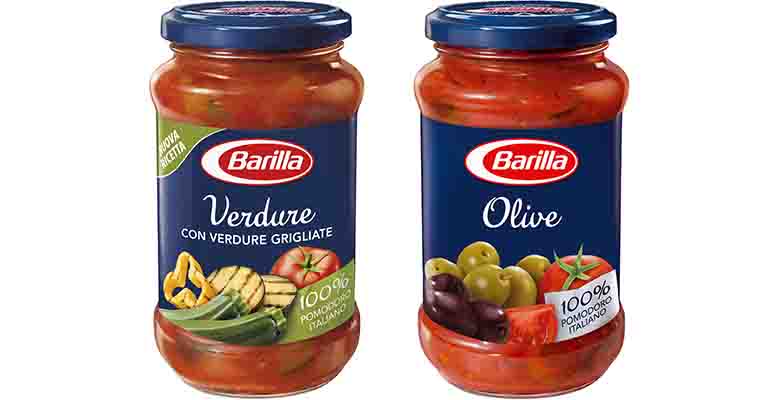 Salsas vegetarianas de Barilla