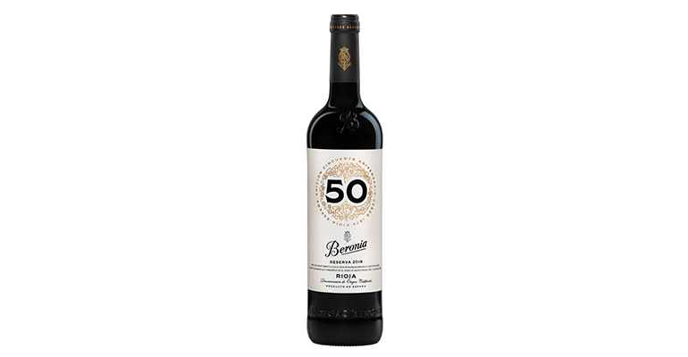 botella Beronia Reserva 50 aniversario 