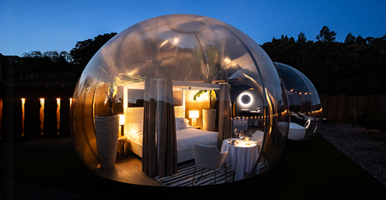 Burbujas del sella de noche