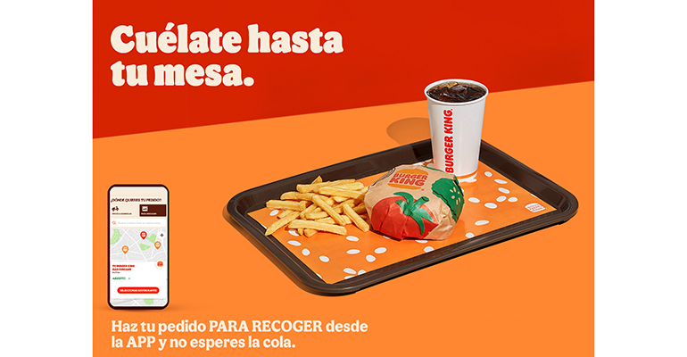 burger king pedidos a través de la aplicación