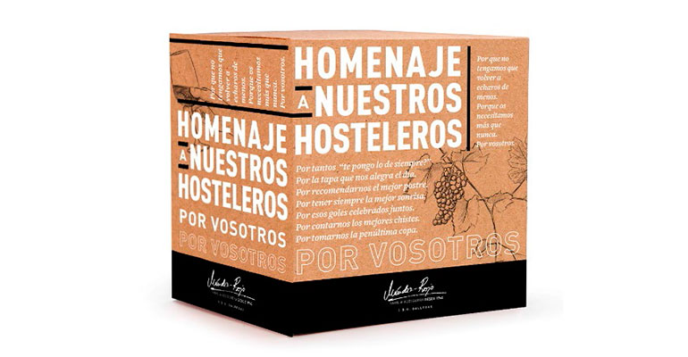 Caja homenaje horeca Mendez Rojo