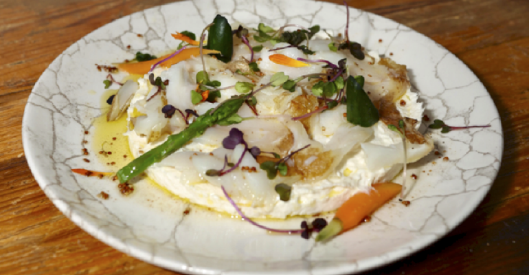 carpaccio bacalao skrei 