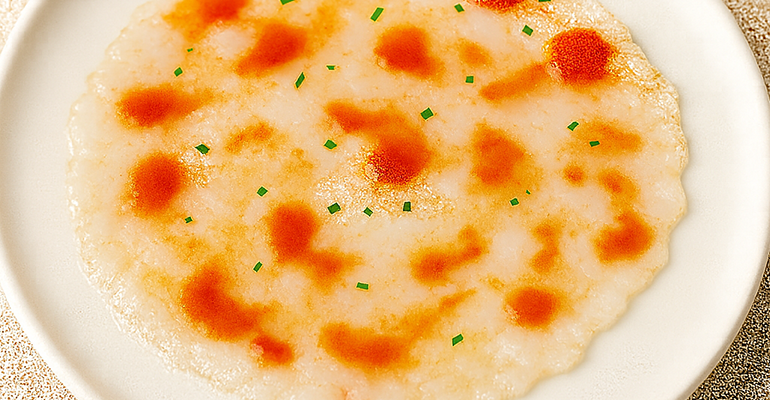 carpaccio gamba roja - infohoreca