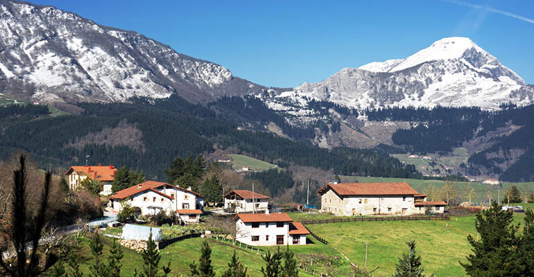 Casa rural en el País Vasco