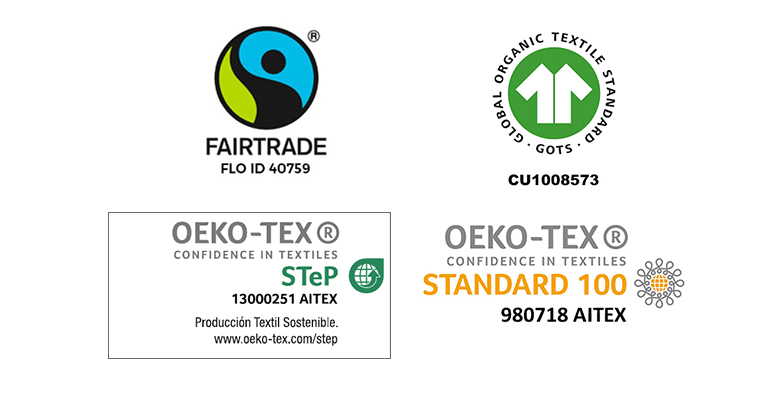 certificados sostenibilidad textiles - infohoreca