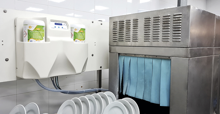 Detergente y abrillantador en un mismo sistema de dosificación automático