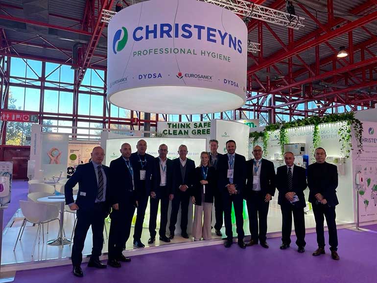 Equipo de Christeyns en Hygienalia
