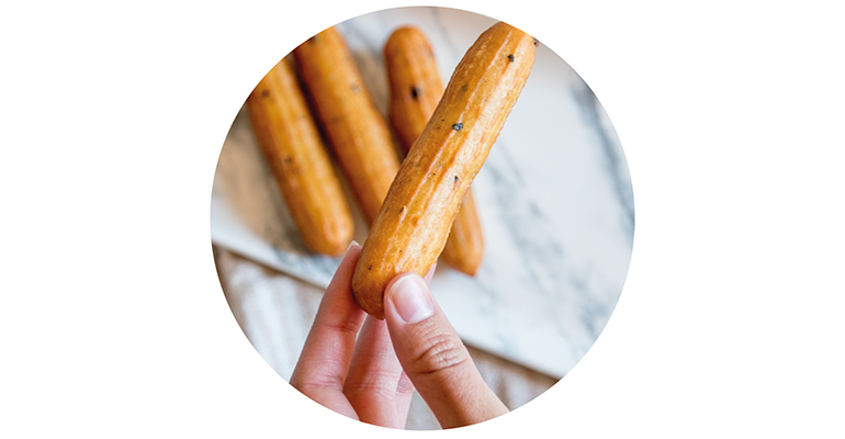 Churros Boniato Con Delicatessen 