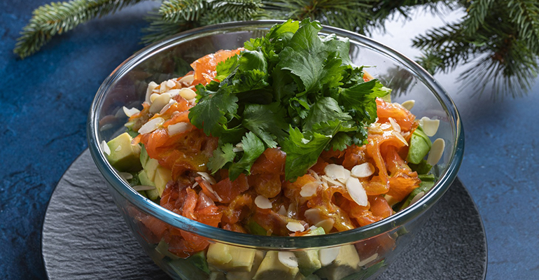 Recetas con salmón para Navidad y Año Nuevo