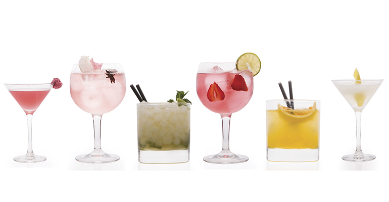 Cocteles con infusiones te tonic