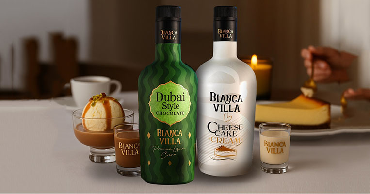 Bianca Villa lanza Chocolate Dubai y CheeseCake, dos cremas de licor pensadas para elevar las sobremesas navideñas en hostelería
