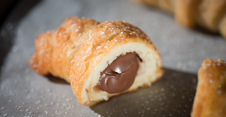 croissant con chocolate sin gluten