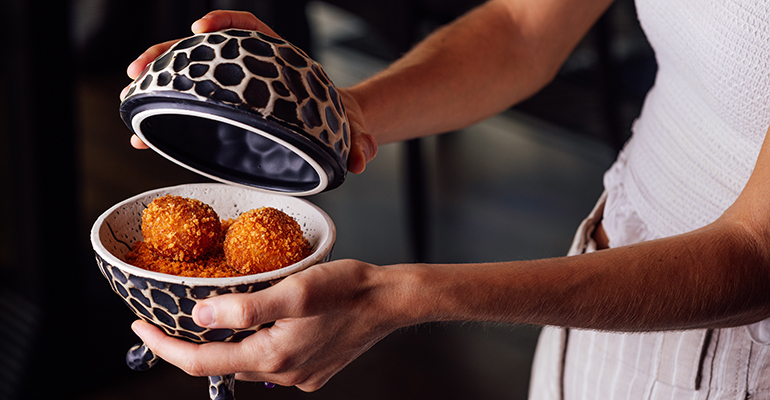 croquetas Hyatt Centric Gran Vía