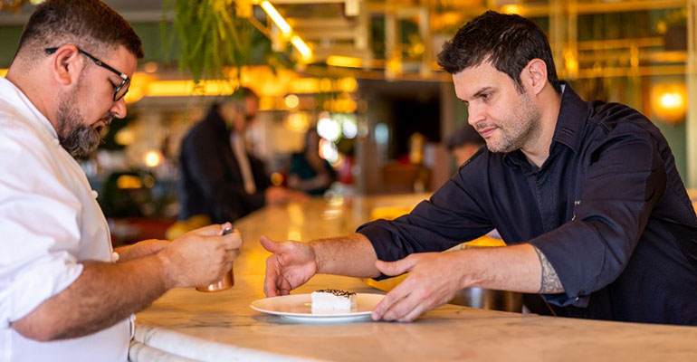  Dani García e Ismael Paul, chef ejecutivo de Dani Brasserie