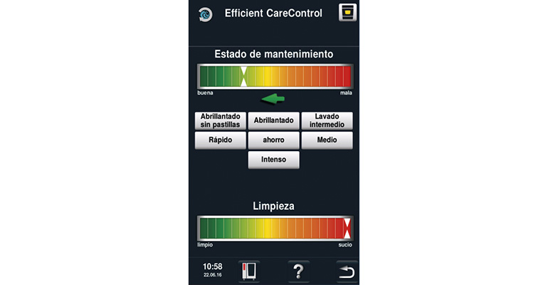 Dispositivo limpieza de Rational