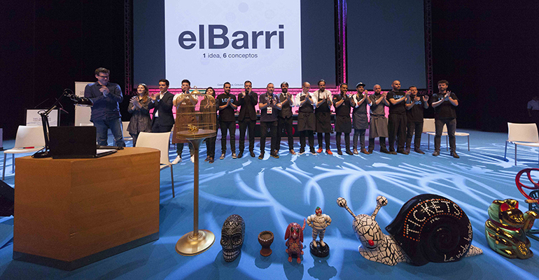 elBarri de Albert Adrià se explica  en Gastronomika 17