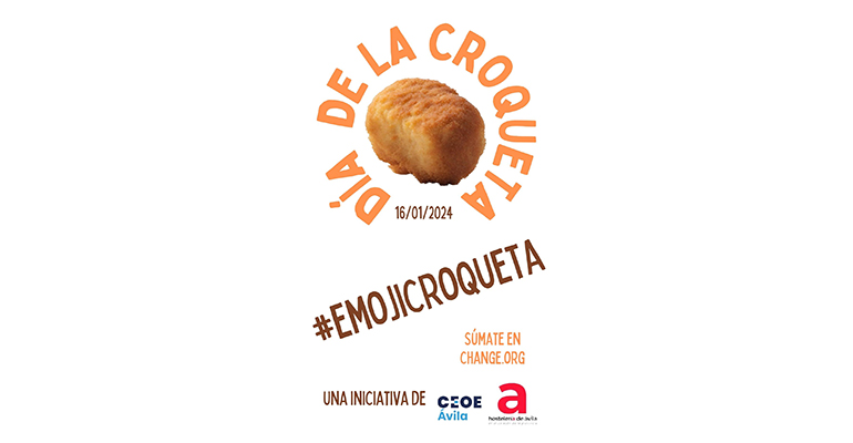 Los hosteleros de Ávila recogen firmas para crear el emoji de la croqueta