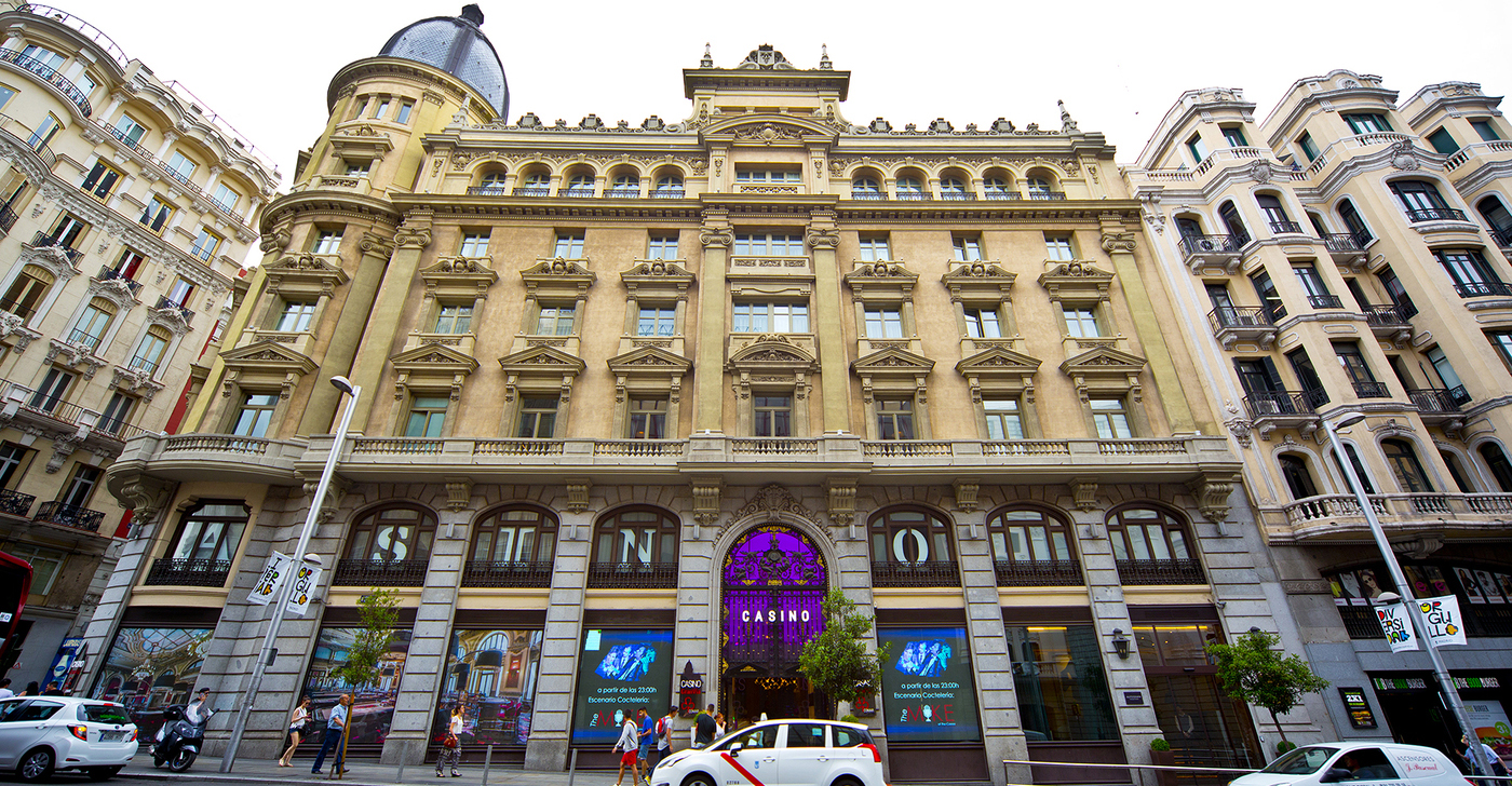 Fachada del Hotel Círculo Gran Vía de Madrid