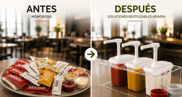 Dispensador de Salsas Araven - InfoHoreca