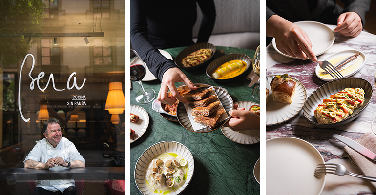 Bera platos compartir Berasategui