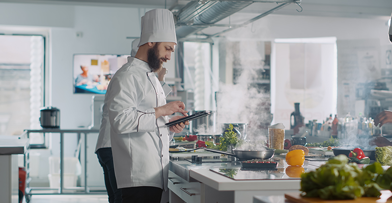 Digitalización cocina profesional