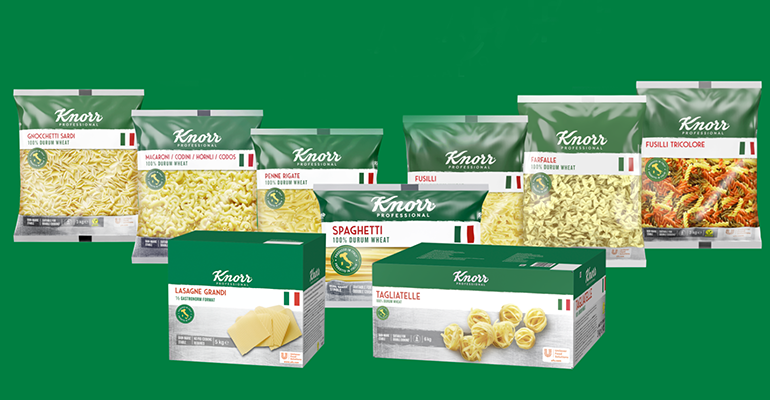 knorr pastas para hostelería