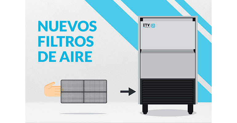 Sistema de filtración que optimiza la eficiencia y prolonga la vida útil de las máquinas de hielo