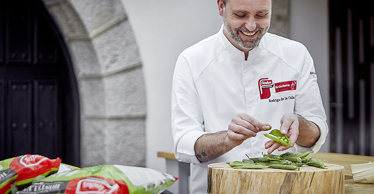 El chef Rodrigo de la Calle es imagen de Findus