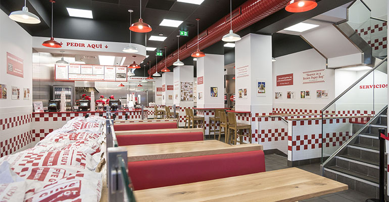  restaurantes five guys