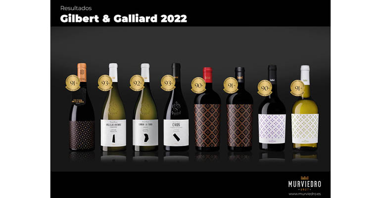 Murviedro vinos premiados Gilbert and Gaillard