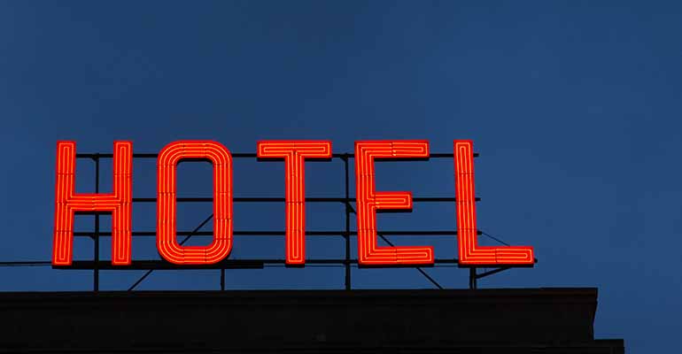 neon hotel