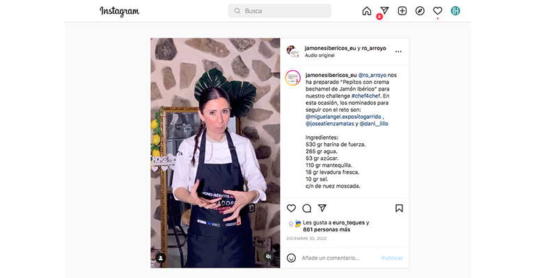 instagram jamones ibéricos infohoreca