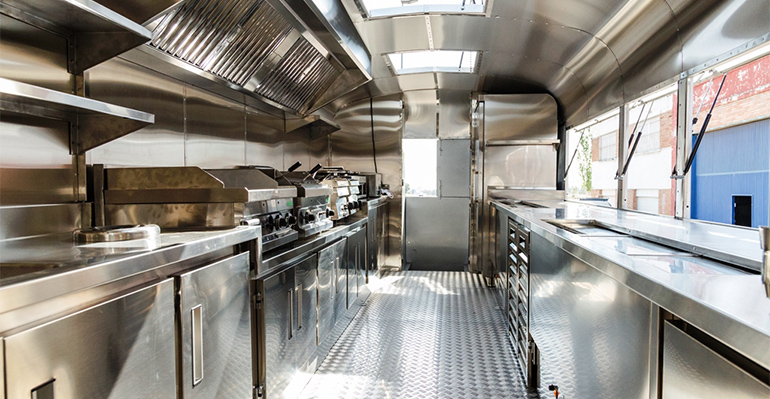 Interior restaurante foodtruck