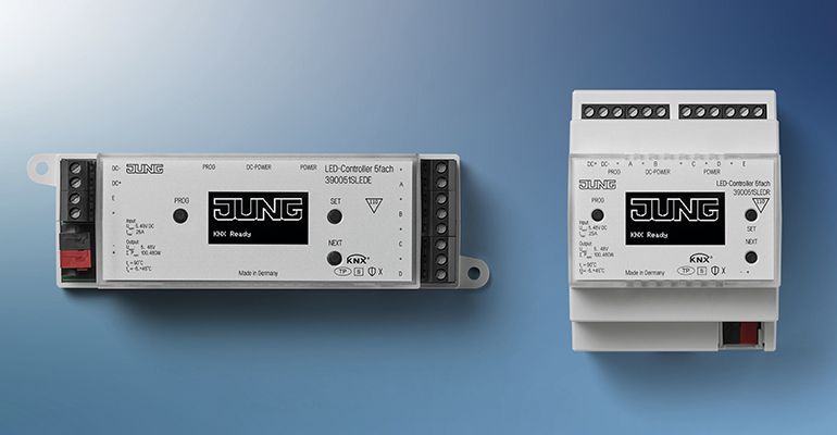 jung controlador iluminación led knx