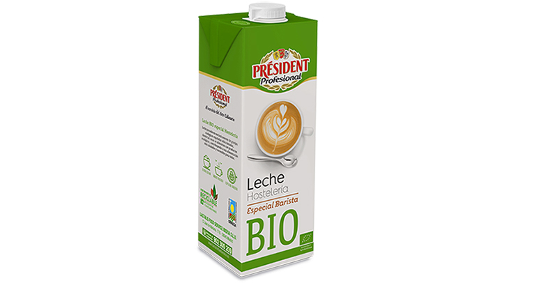 Nueva leche ecológica especial hostelería en formato de 1 litro