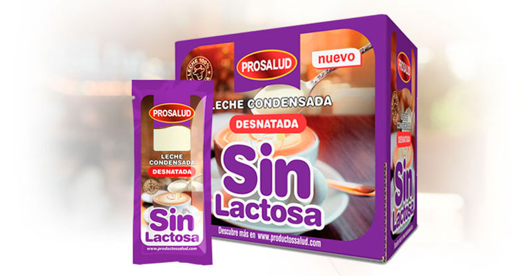 Leche condensada desnatada sin lactosa de Prosalud