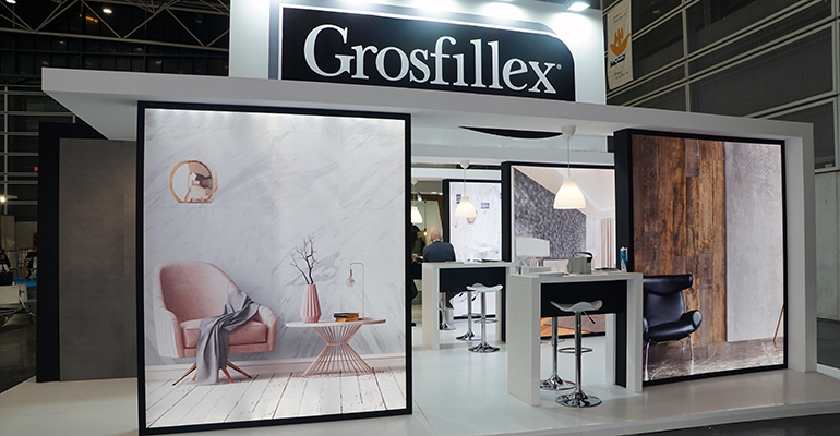 Grosfillex presenta sus nuevos paneles decorativos híbridos e hidrófugos en Maderalia 2024