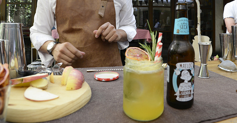 Maeloc sidra cocteles