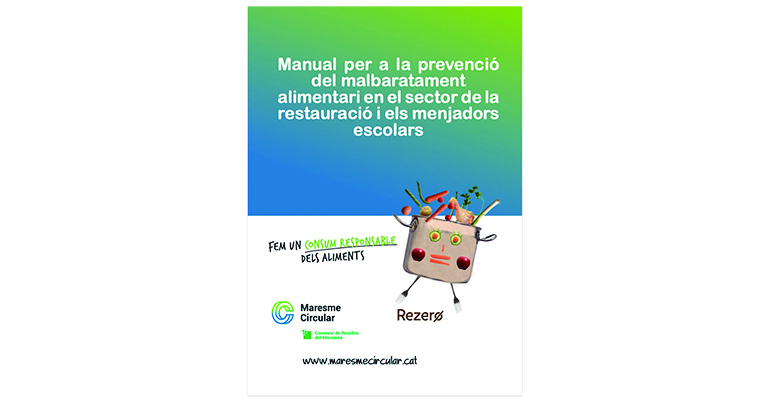  Publican un manual para ayudar a los restaurantes y comedores escolares a prevenir el desperdicio alimentario