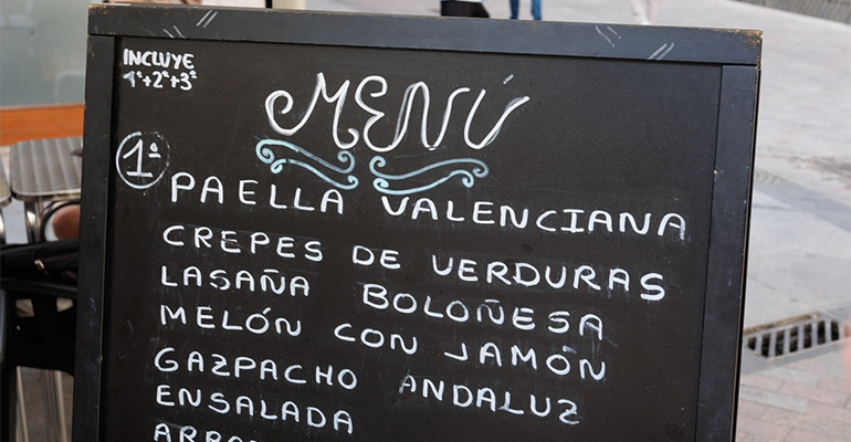 El precio del menú del día está en 14 €: alertan del impacto en la rentabilidad de los negocios