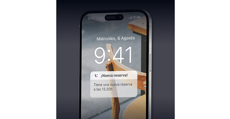 notificacion reserva movil - infohoreca