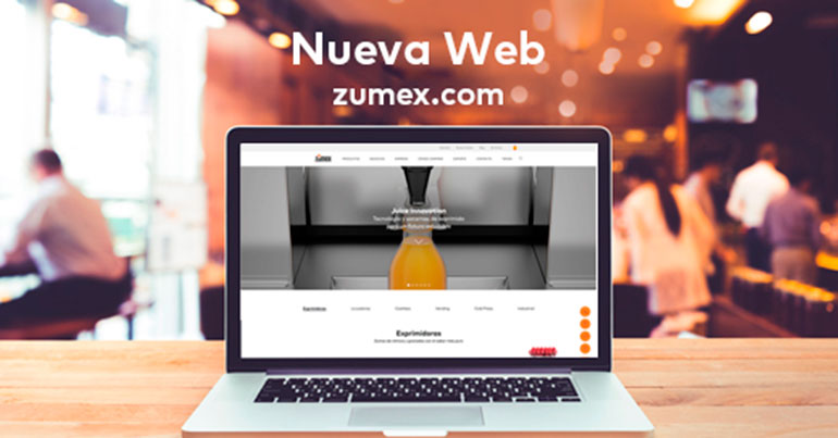 nueva web de Zumex
