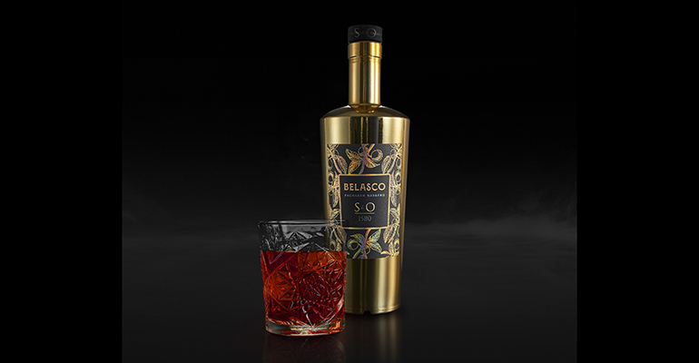 Pacharán Belasco Oro 1580: imagen exclusiva del clásico licor navarro