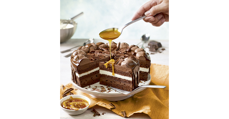 pastel chocolate crema vegana
