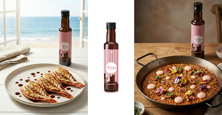 pintura gamba roja caviaroli