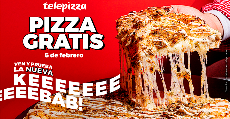 Pizza gratis, kebab y marketing masivo: la última estrategia de Telepizza