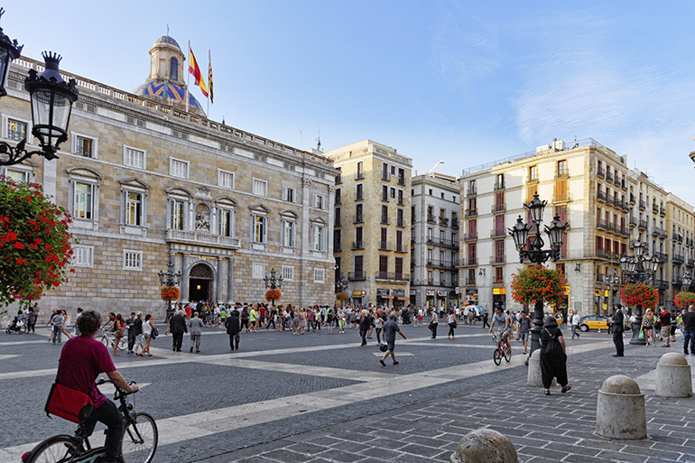 Barcelona plaza san jaume