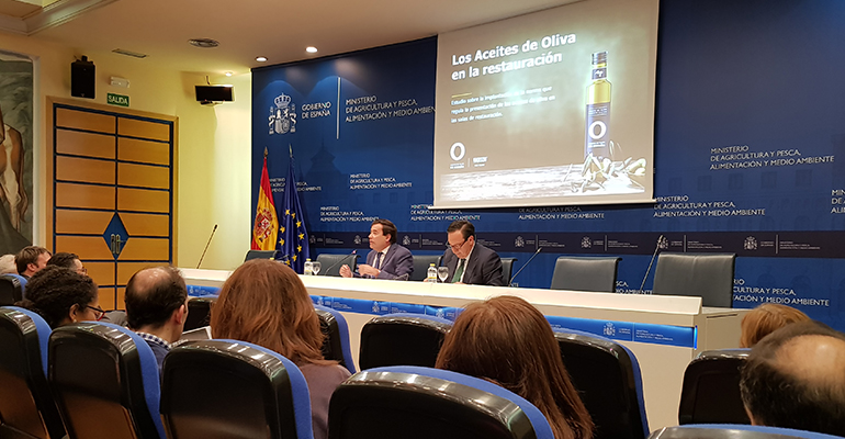 presentación datos de aceite de oliva