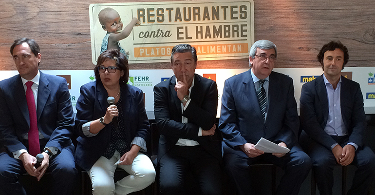 Presentación campaña restaurantes contra el hambre